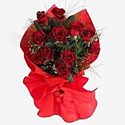 11 Adet İthal Gül Buketi