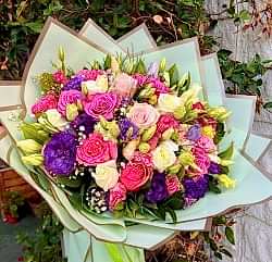 Ametist Deluxe Mor Buket